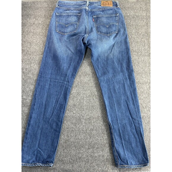 Levi's 501 CT Customized Tapered Original Jeans Blue Denim Cotton 32x32 (32x31) - Picture 2 of 13